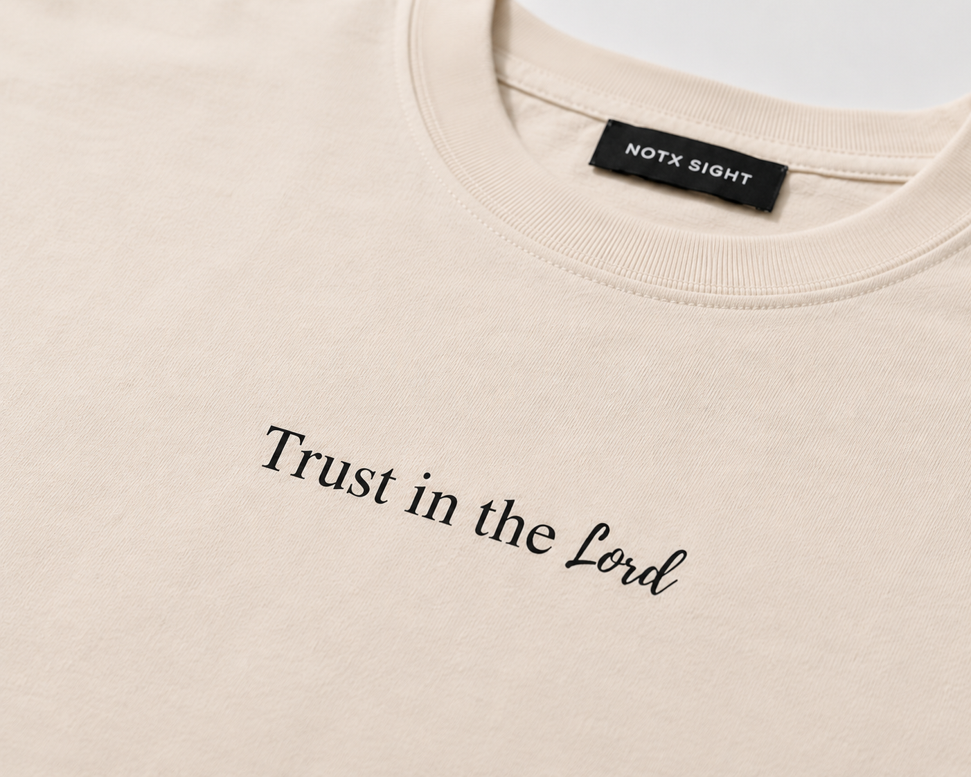 Trust in the Lord - Beige